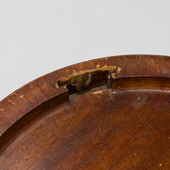 Brickbord, sterlingsilver och mahognyfaner, Mappin & Webb, London 1912, stommen av Paul Boman.