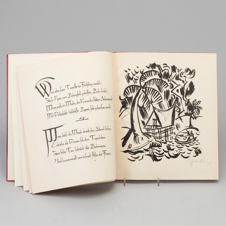 RICHARD JANTHUR, bok, "Kalidasa"_Der indische Frühling – Sanskrit-Strophen des Ritusamhara. Gurlitt, Berlin 1921.