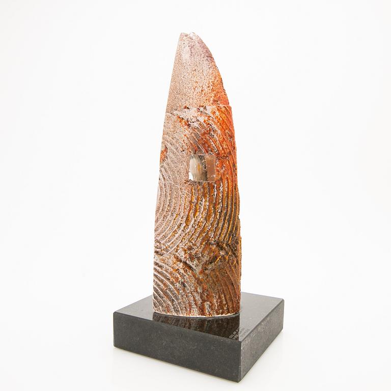 Bertil Vallien, skulptur, "Orbit", Kosta Boda.