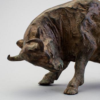 PIERRE CHENET, a bronze sculpture, signed.