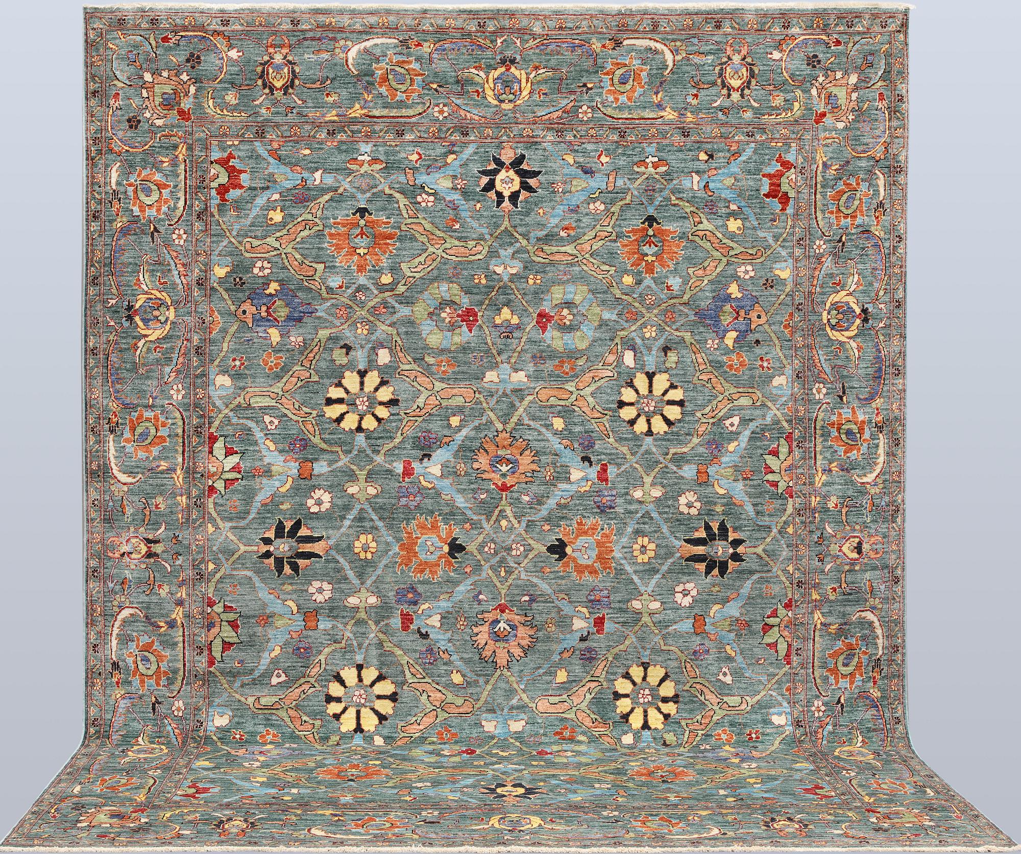 A carpet, Ziegler Design, c. 314 x 243 cm.