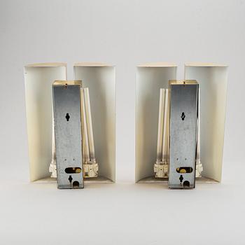 A pair of wall lights, Fagerhult, second half of 1900's.