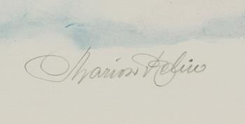 MARION BELIN, lithograph in colours, signed and numbered.