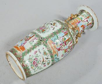 GOLVVAS, porslin, Kanton, Kina, tidigt 1900-tal.