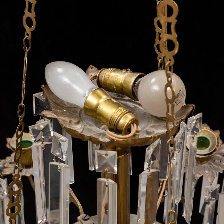 A late 19th Century chandelier.