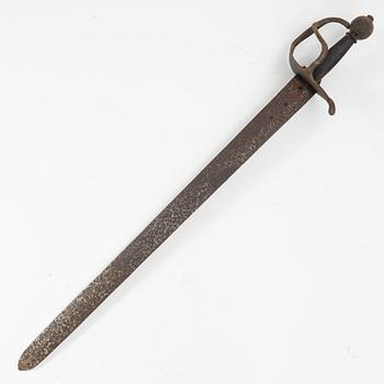 A Swedish infantry sword, 1660s.