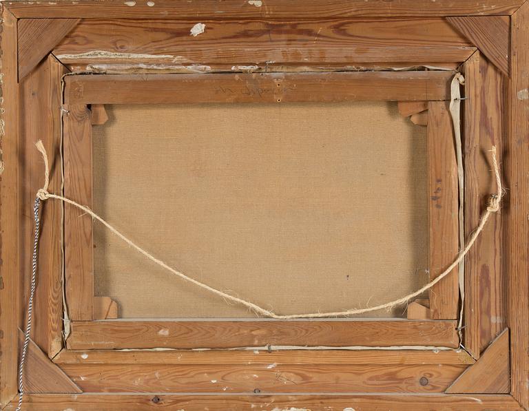 ANSHELM SCHULTZBERG, oil on canvas, signed A. Schultzberg.