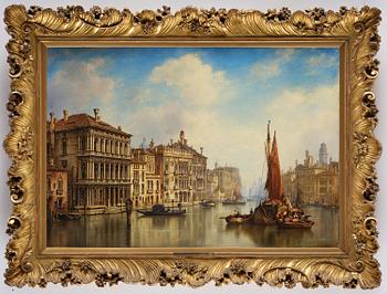 Ludwig Hermann van Hoom, Canal, Venice.