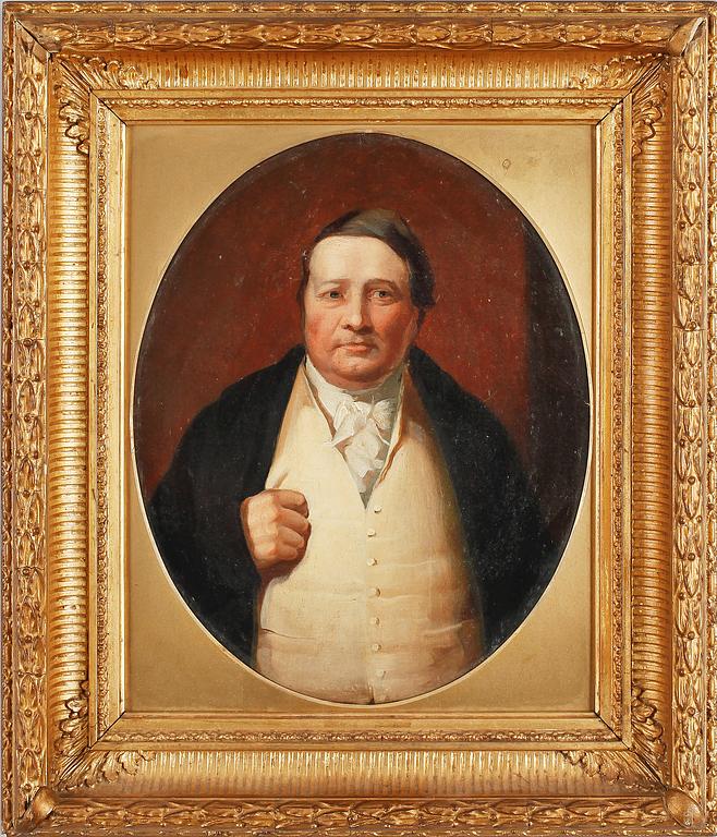 OKÄND KONSTNÄR, olja på pannå, Nordeuropa 1800-talets andra hälft.