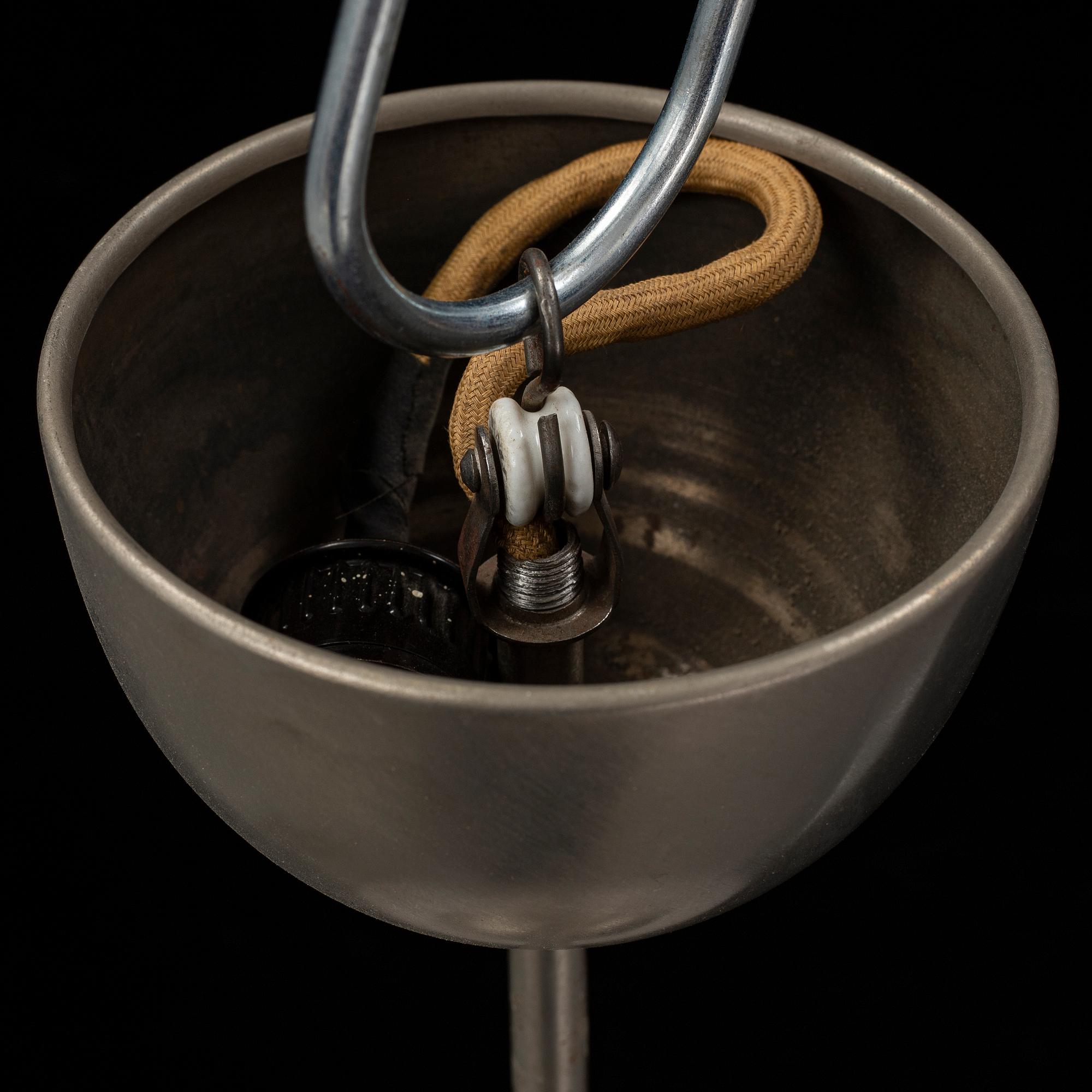 A 1940s ceiling light.