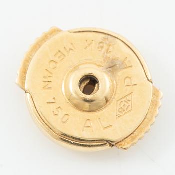 Cartier, earrings, a pair, "Trinity" 18K gold with round brilliant-cut diamonds.