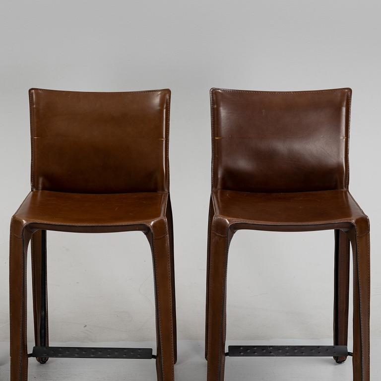 Mario Bellini, barstolar, 4 st "410 CAB" för Cassina, Italien, 2000-tal.