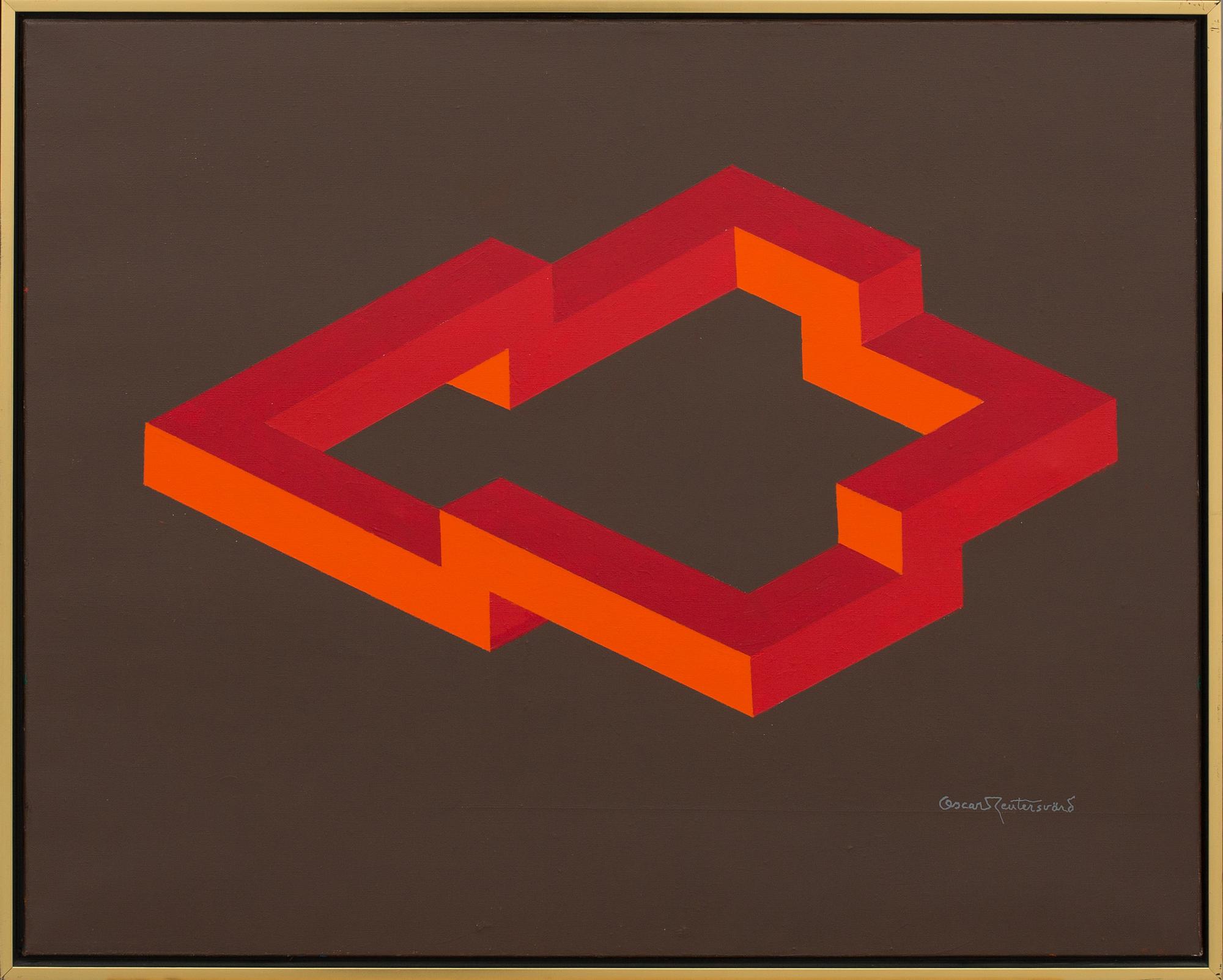 OSCAR REUTERSVÄRD, oil on canvas signed.
