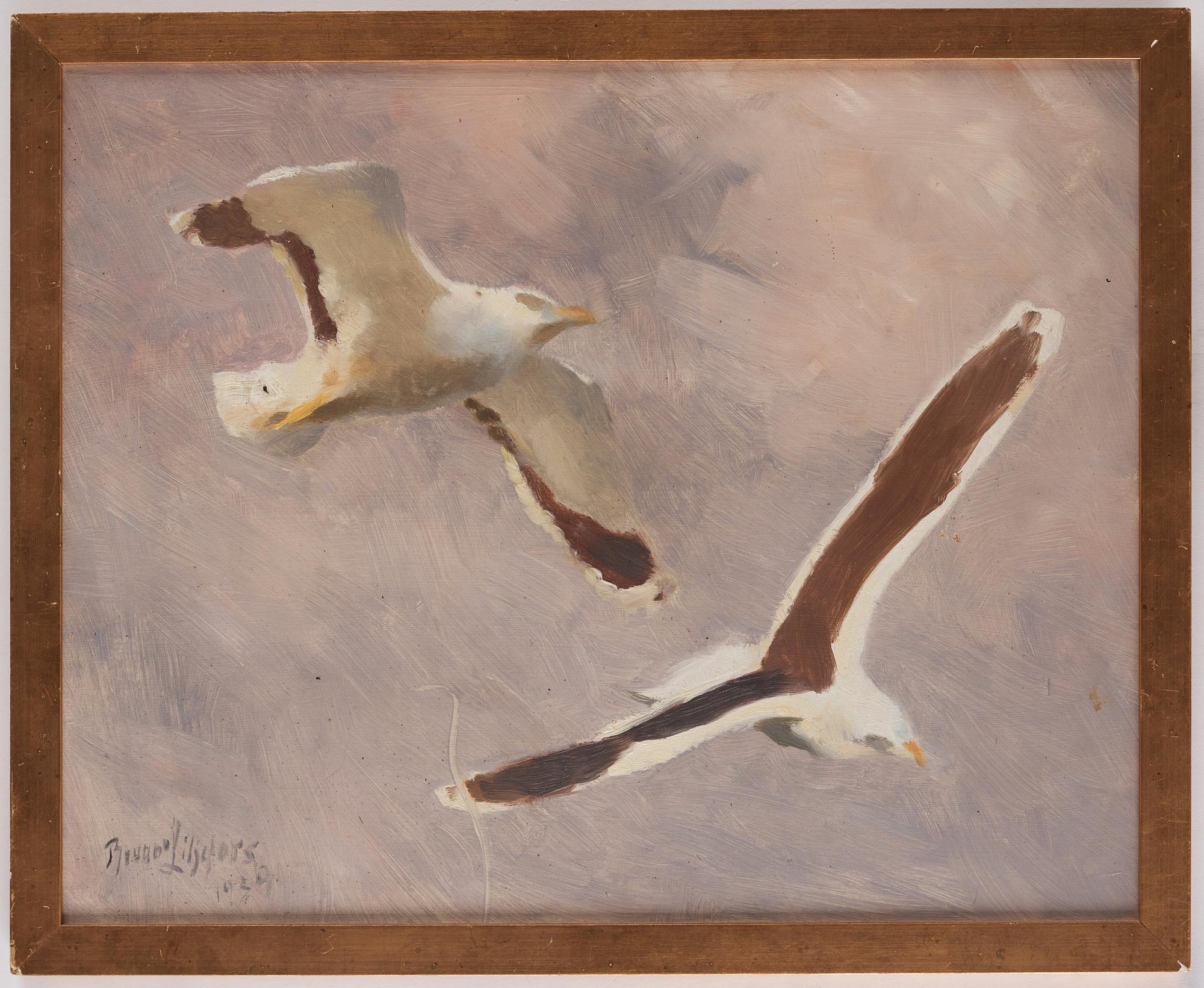Bruno Liljefors, Flygande trutar.