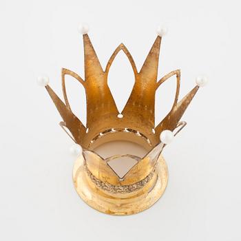 A bridal crown set with cultured pearls by Ceson, Göteborg, 1965.