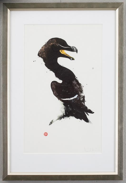 KARL MÅRTENS, färglitografi, signerad, numrerad 2/290.