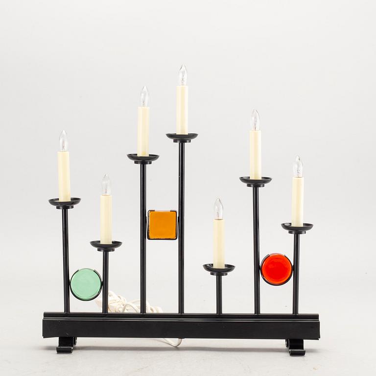 Adventsljusstake "Fantasi" Osram sent 1900-tal.