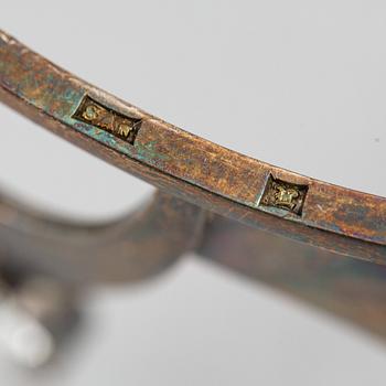 A Swedish wedding crown, mark of Albrechts, Lund 1961.