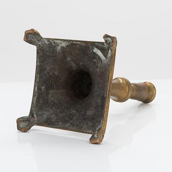 A 17th century candlestick, Spain.