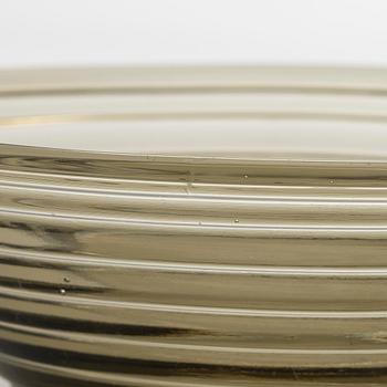 Aino Aalto,A set of three 1930's bowls, "Bölgeblick" for Karhula Glassworks, Finland.