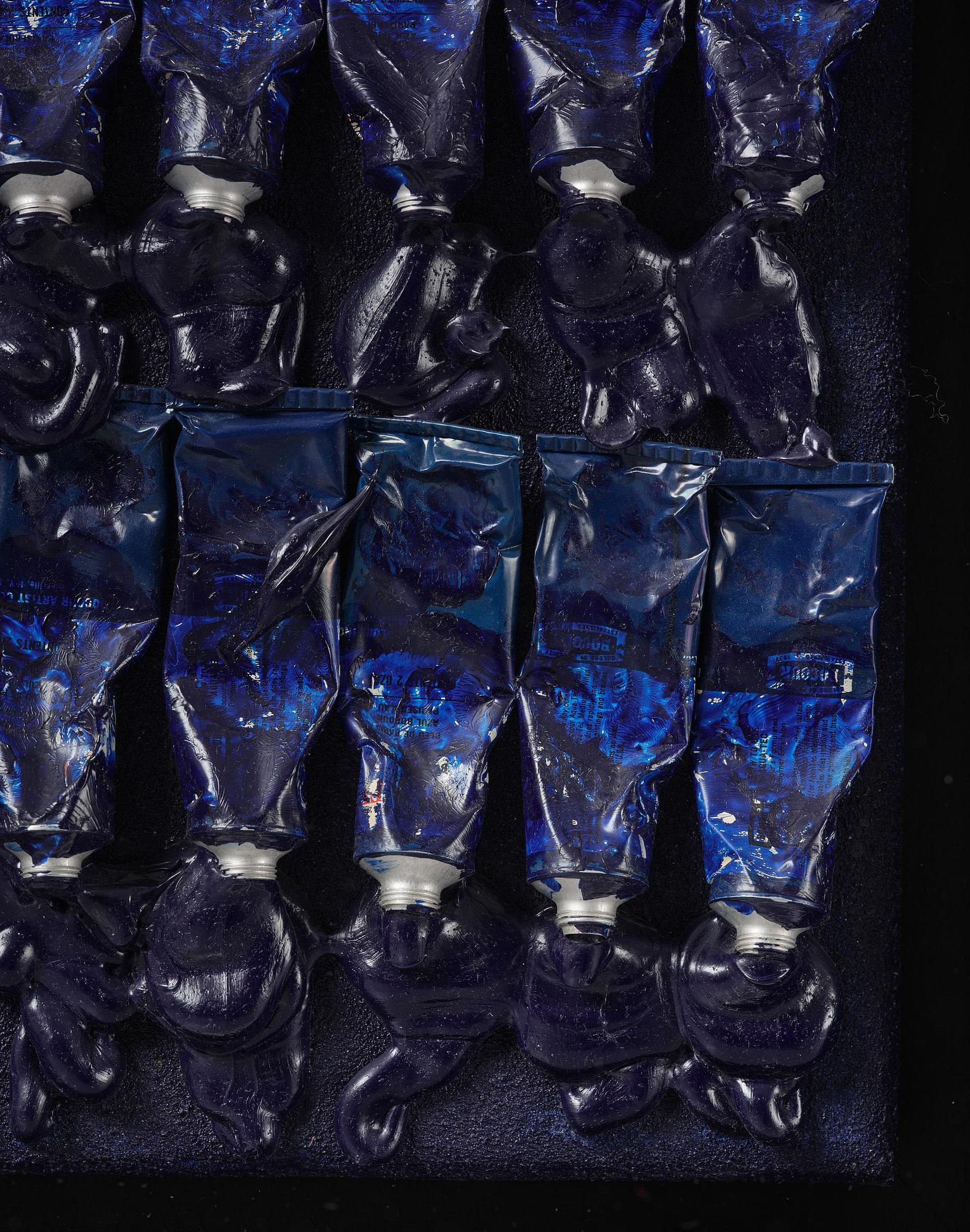 Arman (Armand Pierre Fernandez), "Monochrome Accumulation no. 3003".