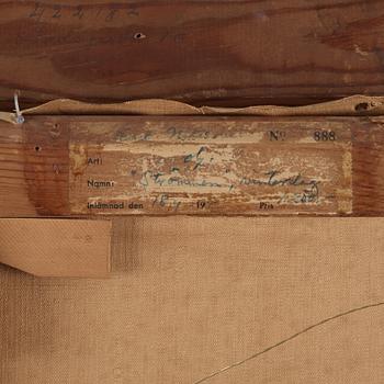 AXEL NILSSON, olja på duk, signerad och daterad -41.