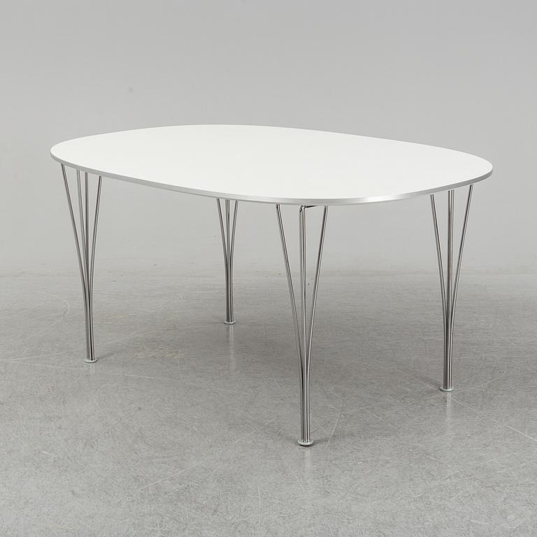 PIET HEIN & BRUNO MATHSSON, a 'Super Elliptical' dining table, Fritz Hansen, Denmark, 2014.