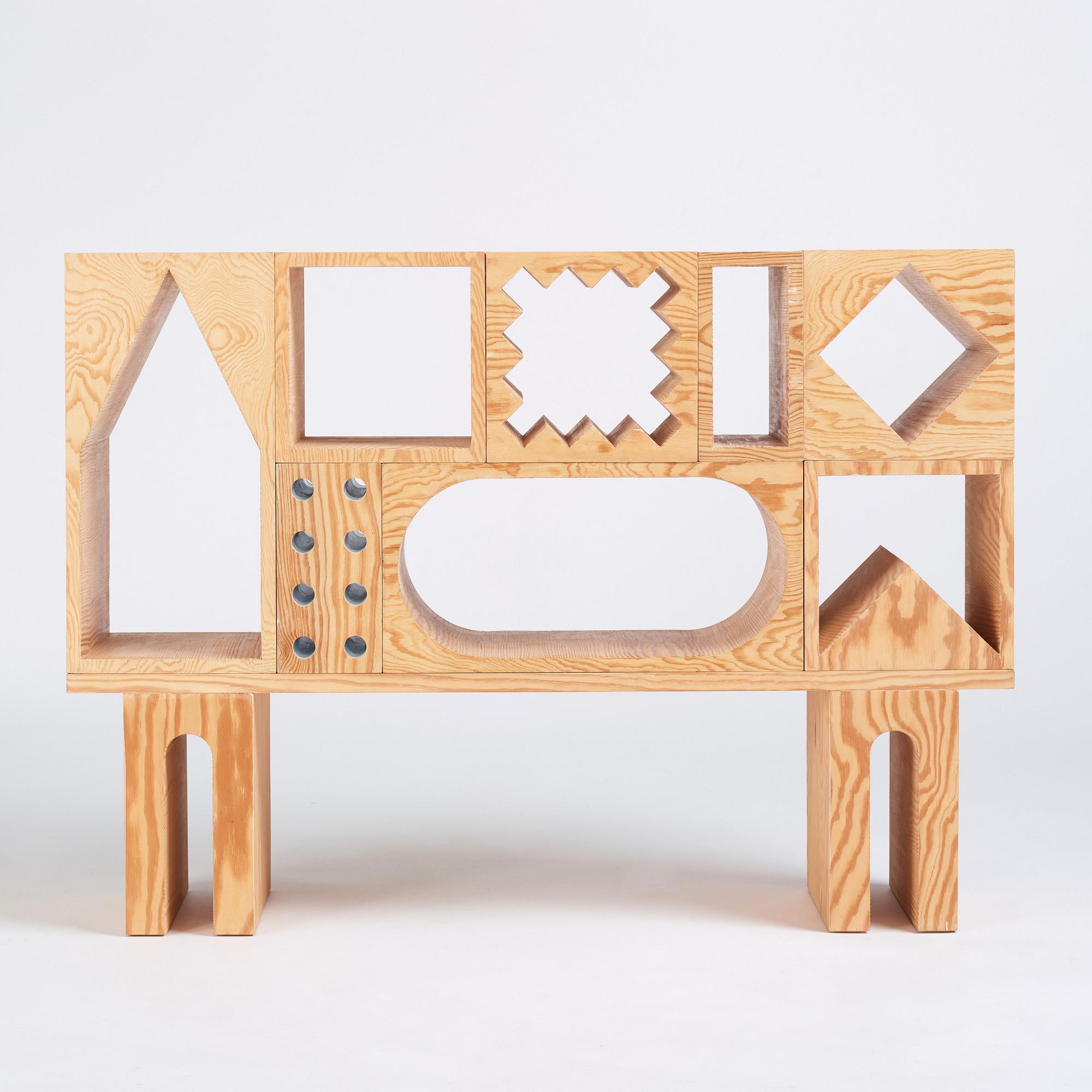 Erik Olovsson, & Kyuhyung Cho, a "Room-collection-shelf", Studio E.O., his own studio, Stockholm 2020.