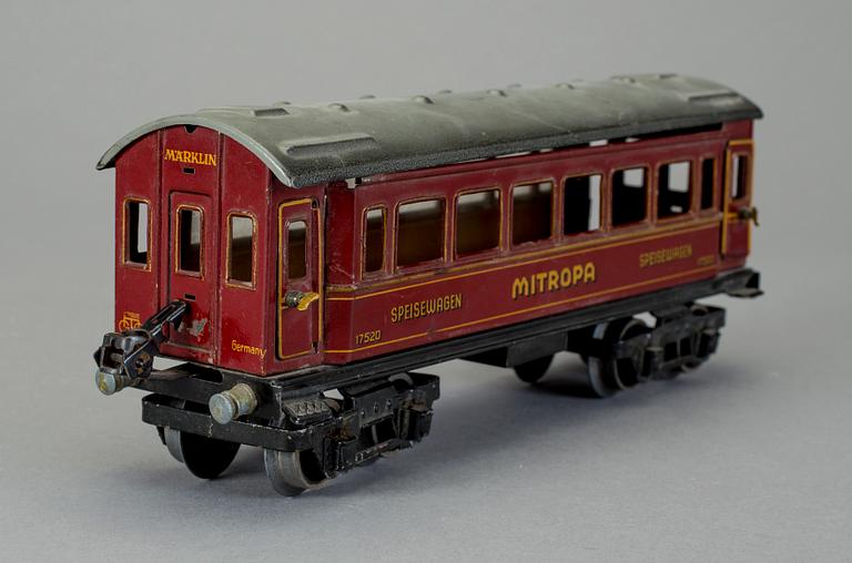 MÄRKLIN, restaurangvagn. Tyskland, 1930-tal.