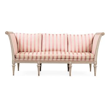 A Gustavian late 18th century sofa.