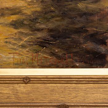 Thomas Mitchell, In the stable.