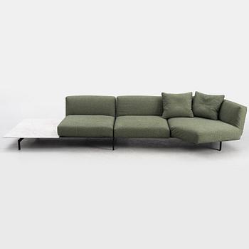 Piero Lissoni, "Avio" Sofa System with Right-hand Table, Knoll.