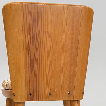 Göran Malmvall, stolar 4 st, "modell 510", Svensk Fur, Karl Andersson och söner, 1900-talets mitt.