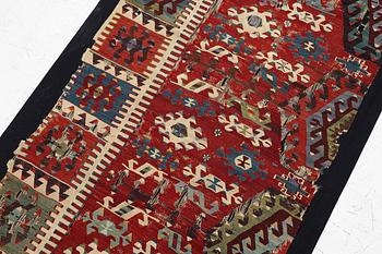 Kelim fragment, West Anatolia, c. 223 x 86 cm.