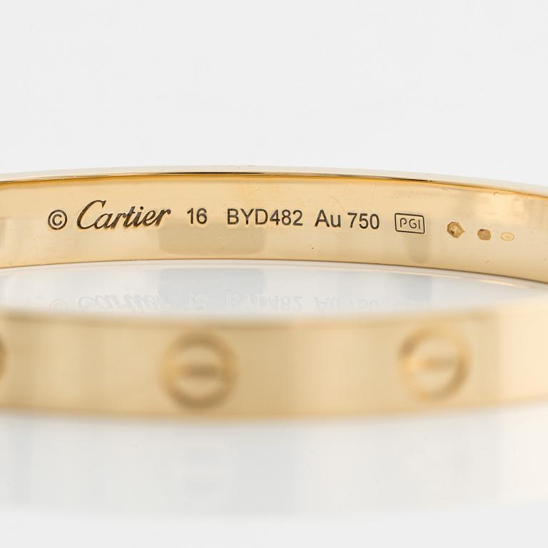 Cartier armband "Love" 18K guld.