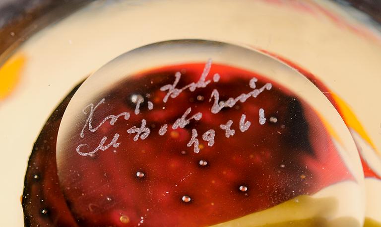 VASER, 2 st, glas, Monica Backström, Orrefors.