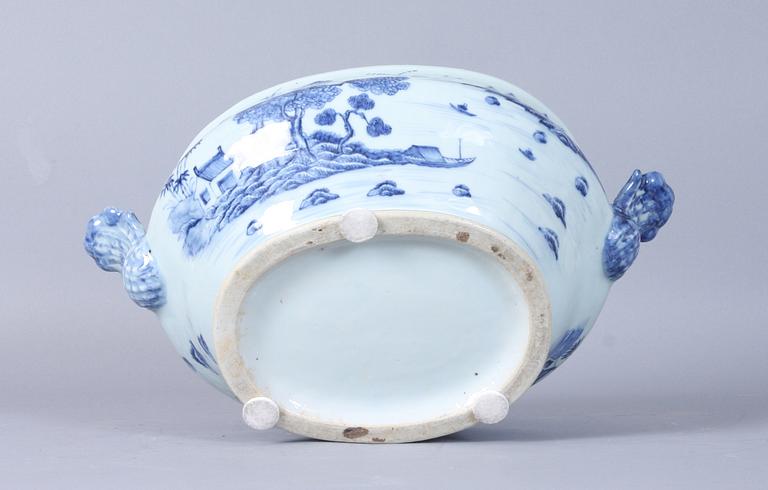 TERRIN samt LOCK, porslin, Kina, 1700-tal.