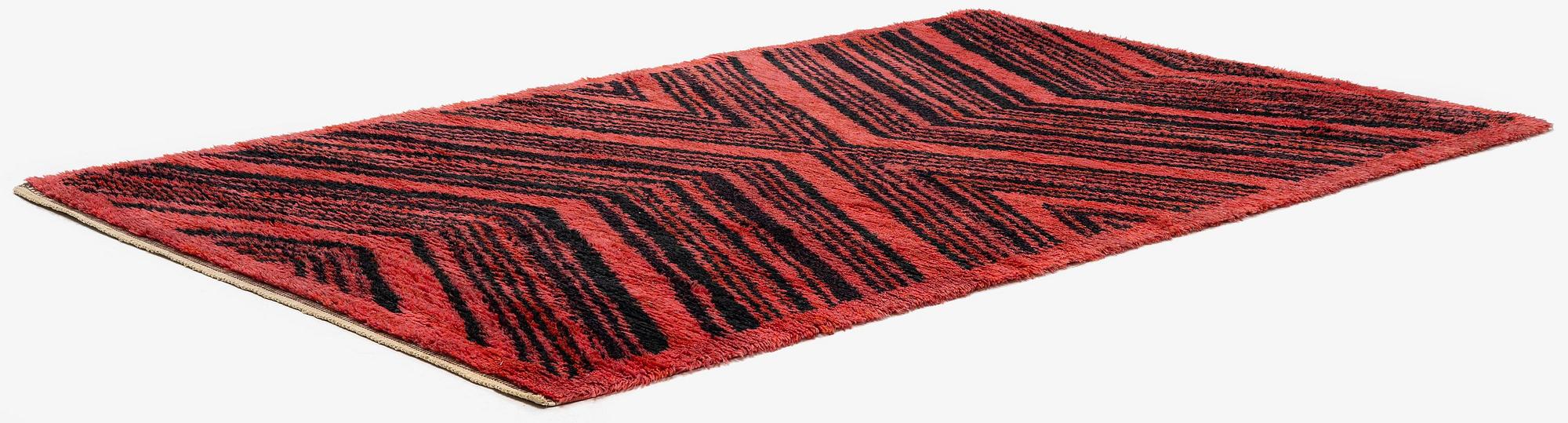 Barbro Nilsson, matta, 'Tigerfällen', knotted pile (rya), c. 260 x 154 cm, signed AB MMF BN.