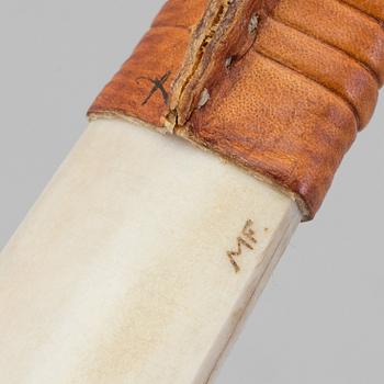 A traditional sami knife probably by Magnus Fankki in Kaitum.