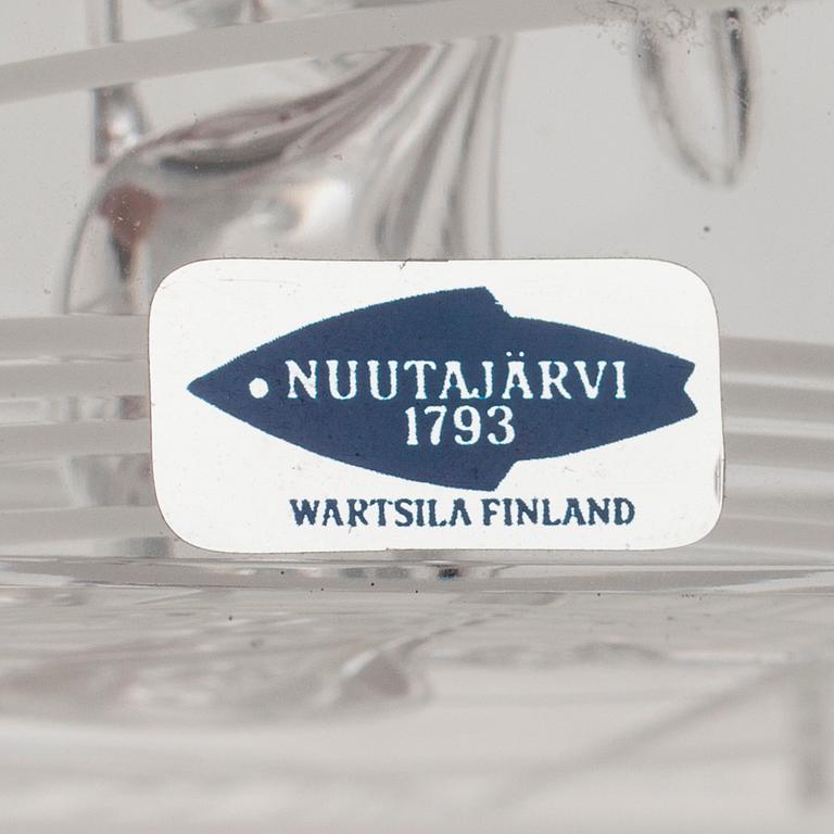 ÅRSKUB, glas, signerad Oiva Toikka, Nuutajärvi 1987, 568/2000.