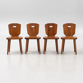 Chairs, set of 4, sports cabin model, first half of the 20th century.