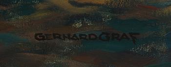 GERHARD GRAF, Olja på duk, signerad.