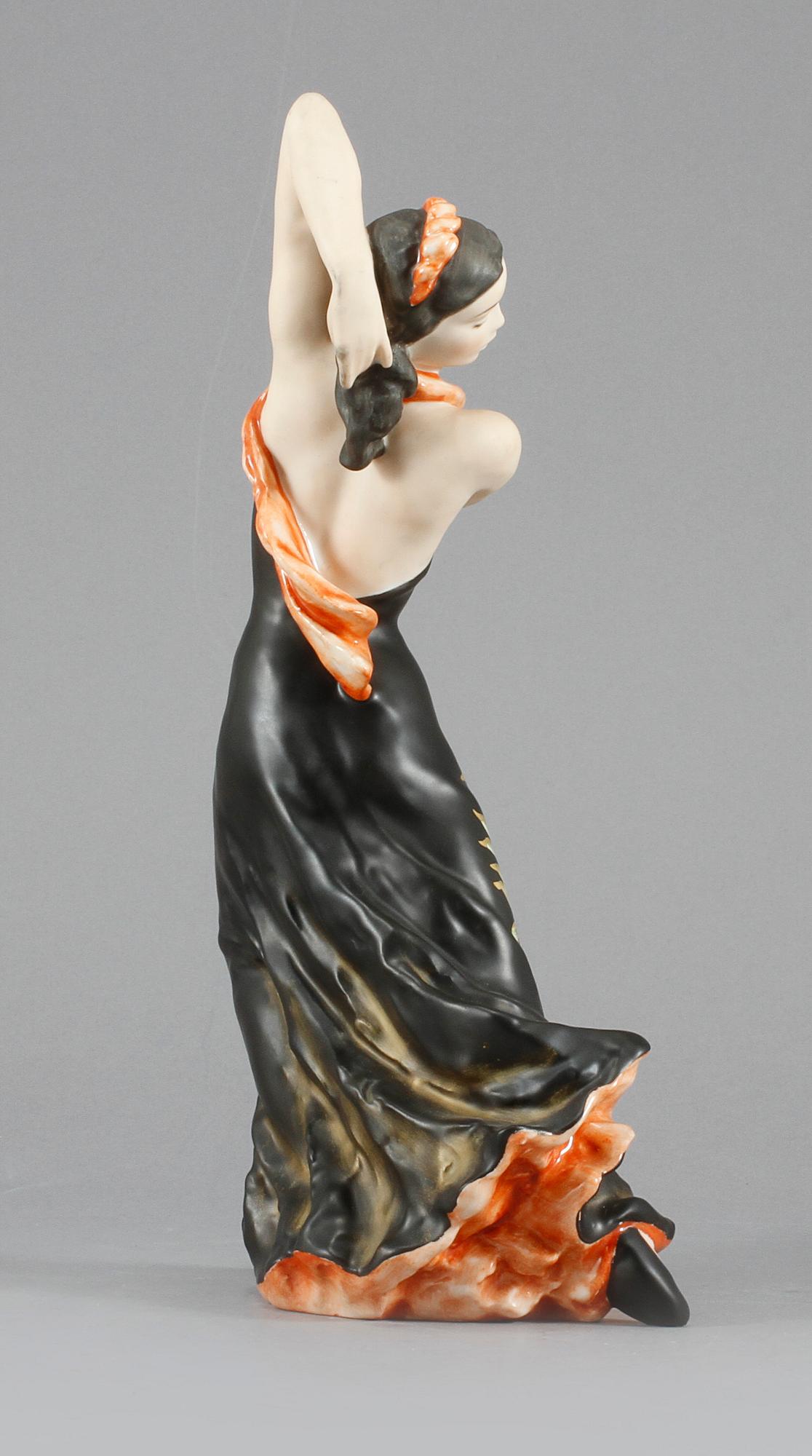 FIGURIN, porslin, Friedrich Gronay, Rosenthal, 1900-tal.