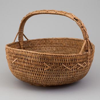 a basket from the 19th century.