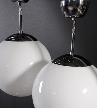 TAKARMATURER, ett par, glas, 1930/40-tal.
