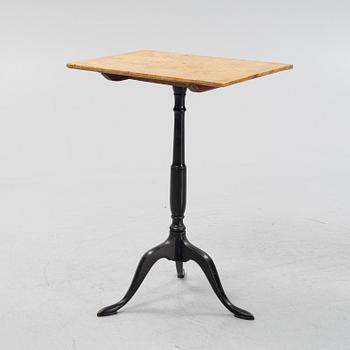 An early 19th century folding side table.