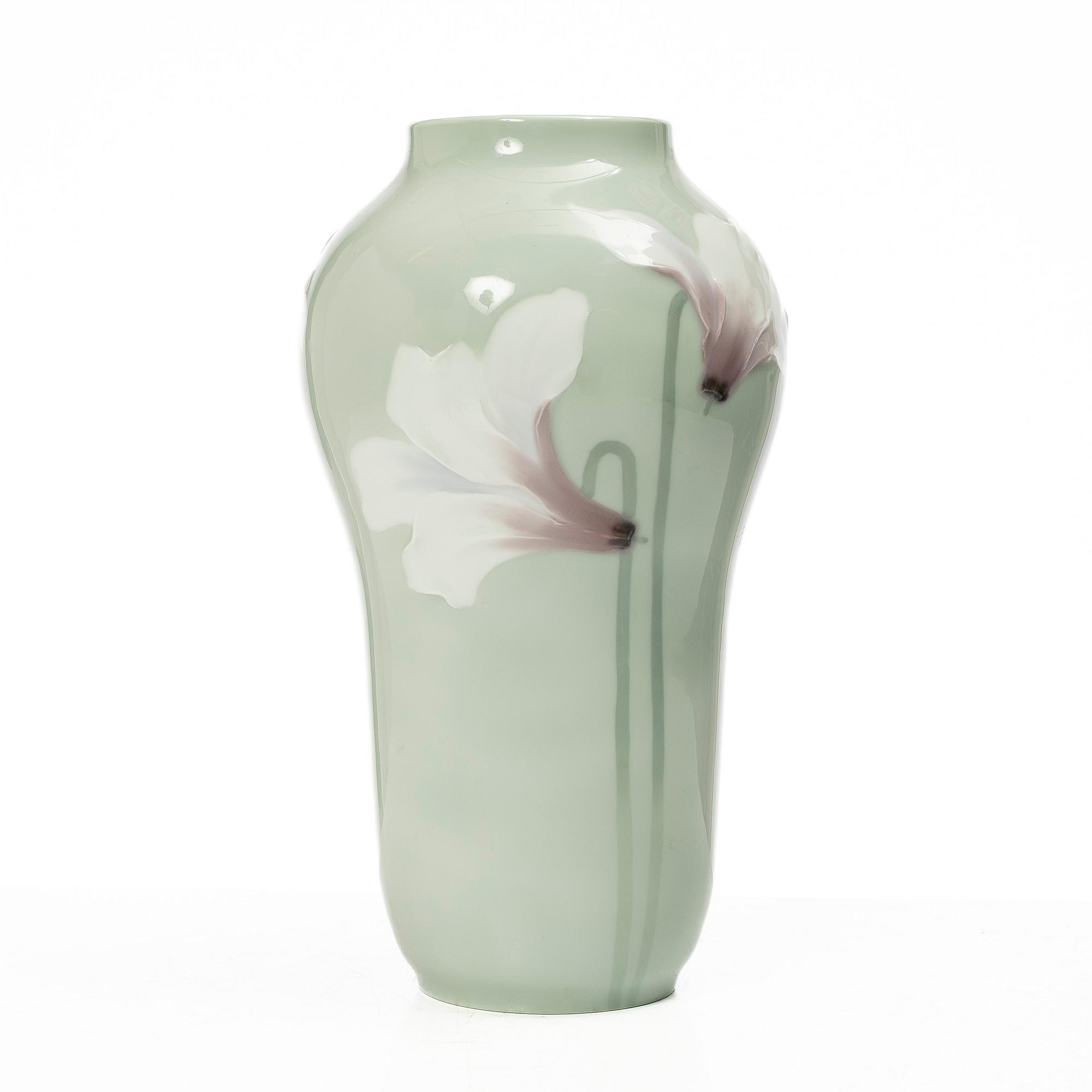 Karl Lindström, an Art Nouveau vase, Rörstrand, Sweden.