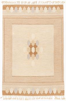 Ingegerd Silow, a flat weave carpet, signed IS, ca 245 x 165 cm.