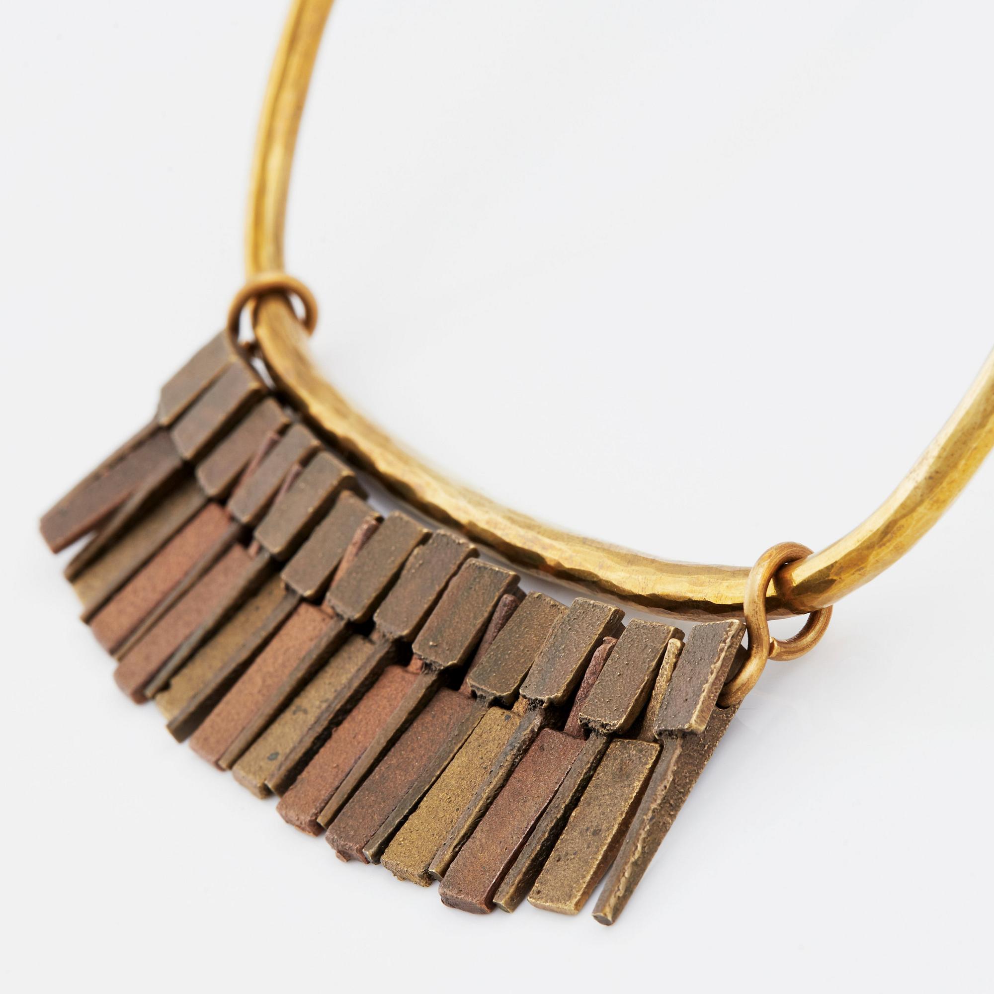 Inga-Britt "Ibe" Dahlquist, a bronze necklace, Visby.