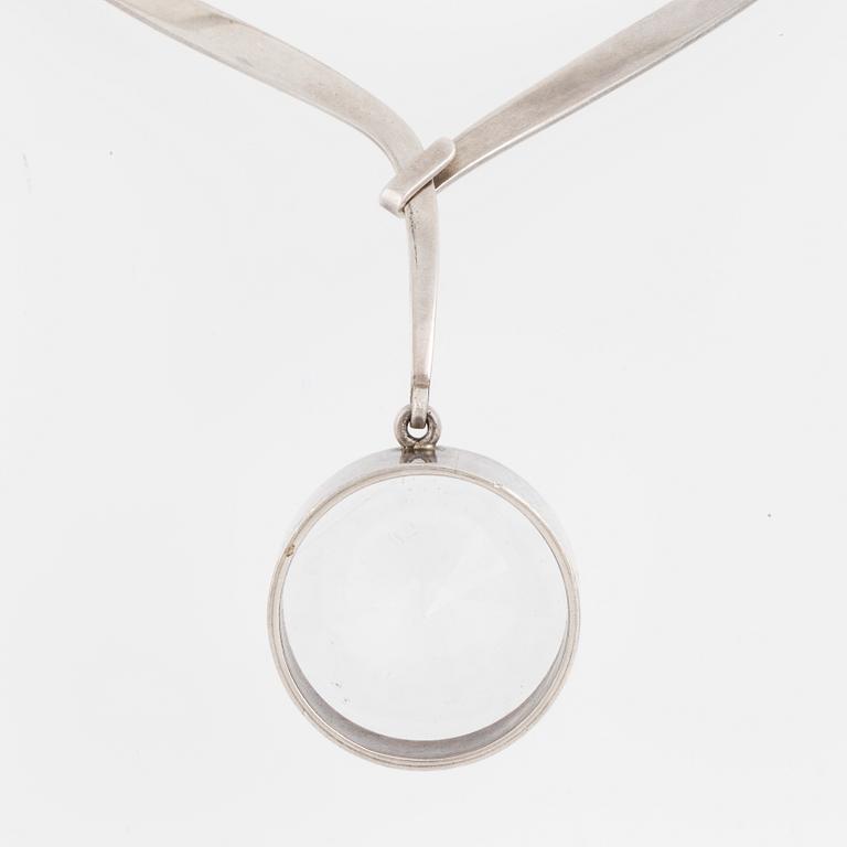 BIRGER HAGLUND, Necklace with rock crystal.